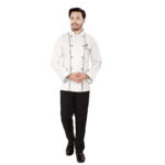 CDP Chef Uniform With Black Piping Full Set
