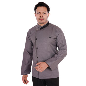 Solid Grey Professional Chef Coat
