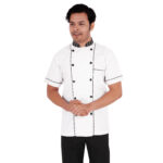 Short Sleeve White Chef Coat
