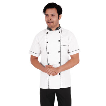 Short Sleeve White Chef Coat