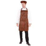 Lining Orange Color Aprons